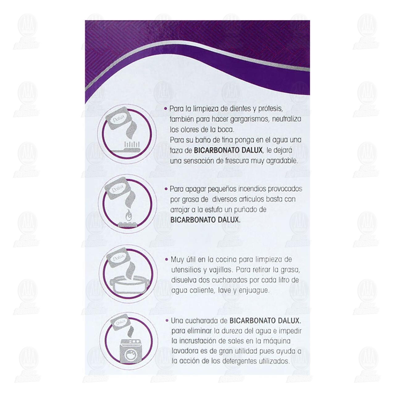 Bicarbonato Dalux de Sodio, 200 gr. image number 2