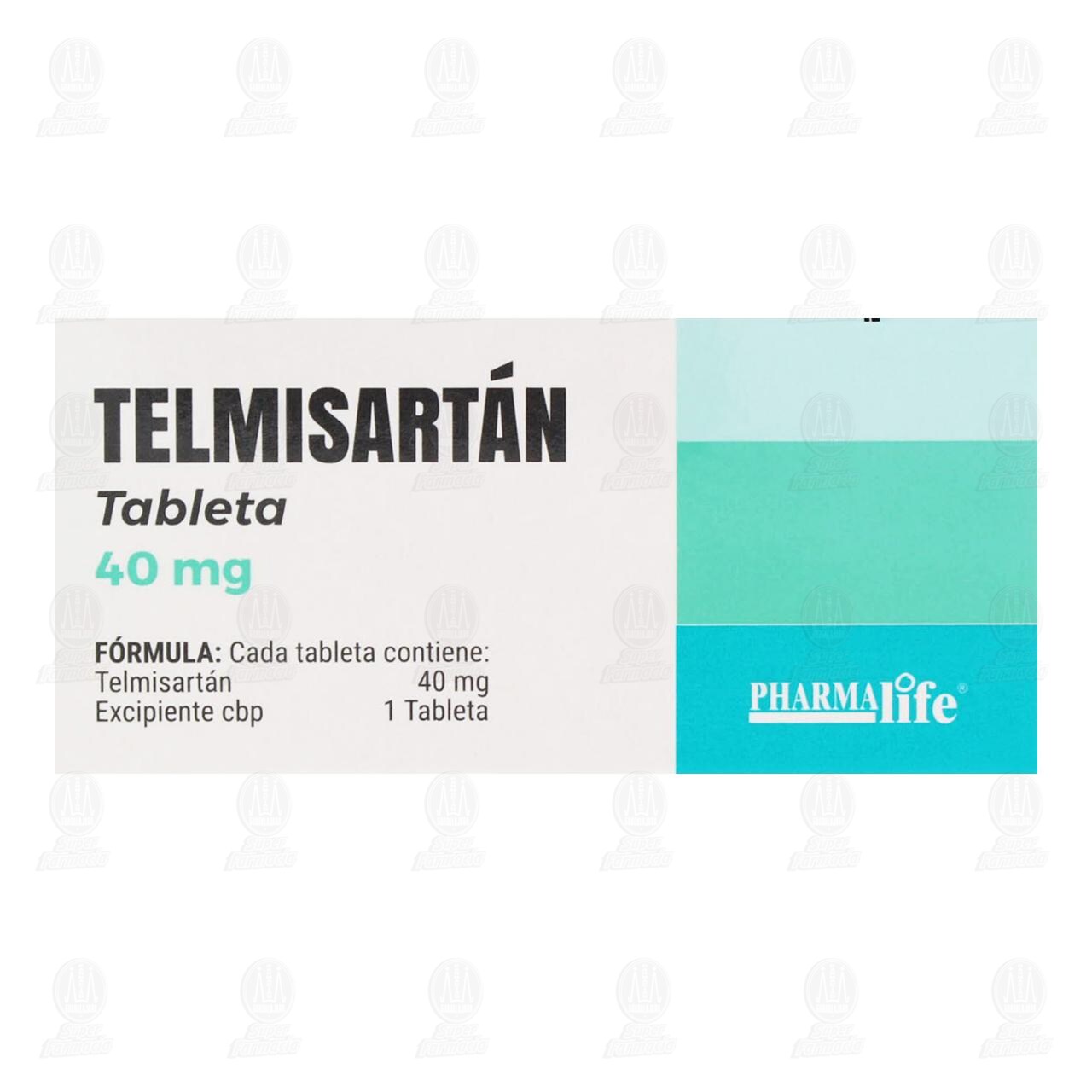 Telmisart&aacute;n 40 mg, 14 Tabletas Pharmalife. image number 2