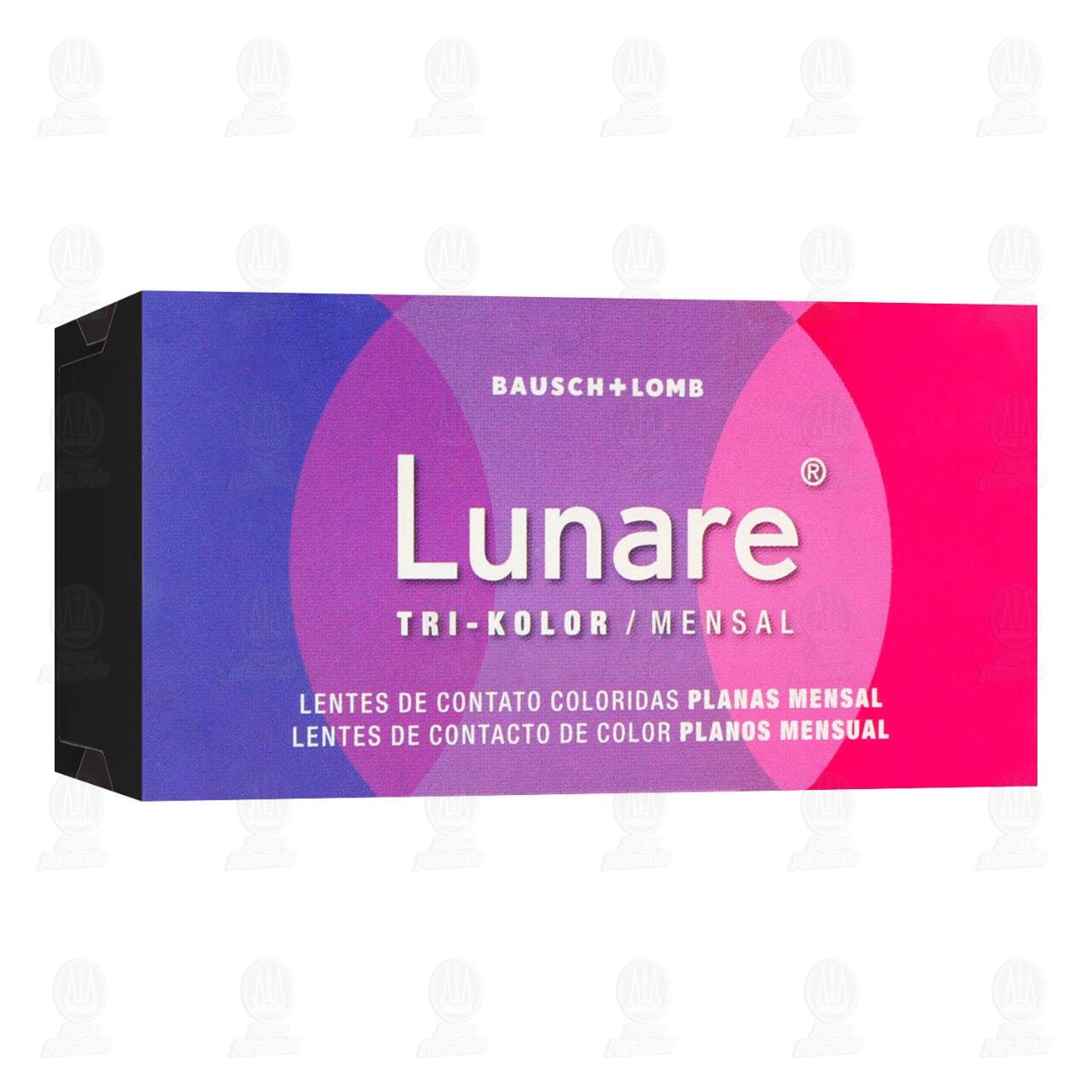 Lentes de Contacto Lunare Tri-Kolor Planos Gris, 2 pzas. image number 0