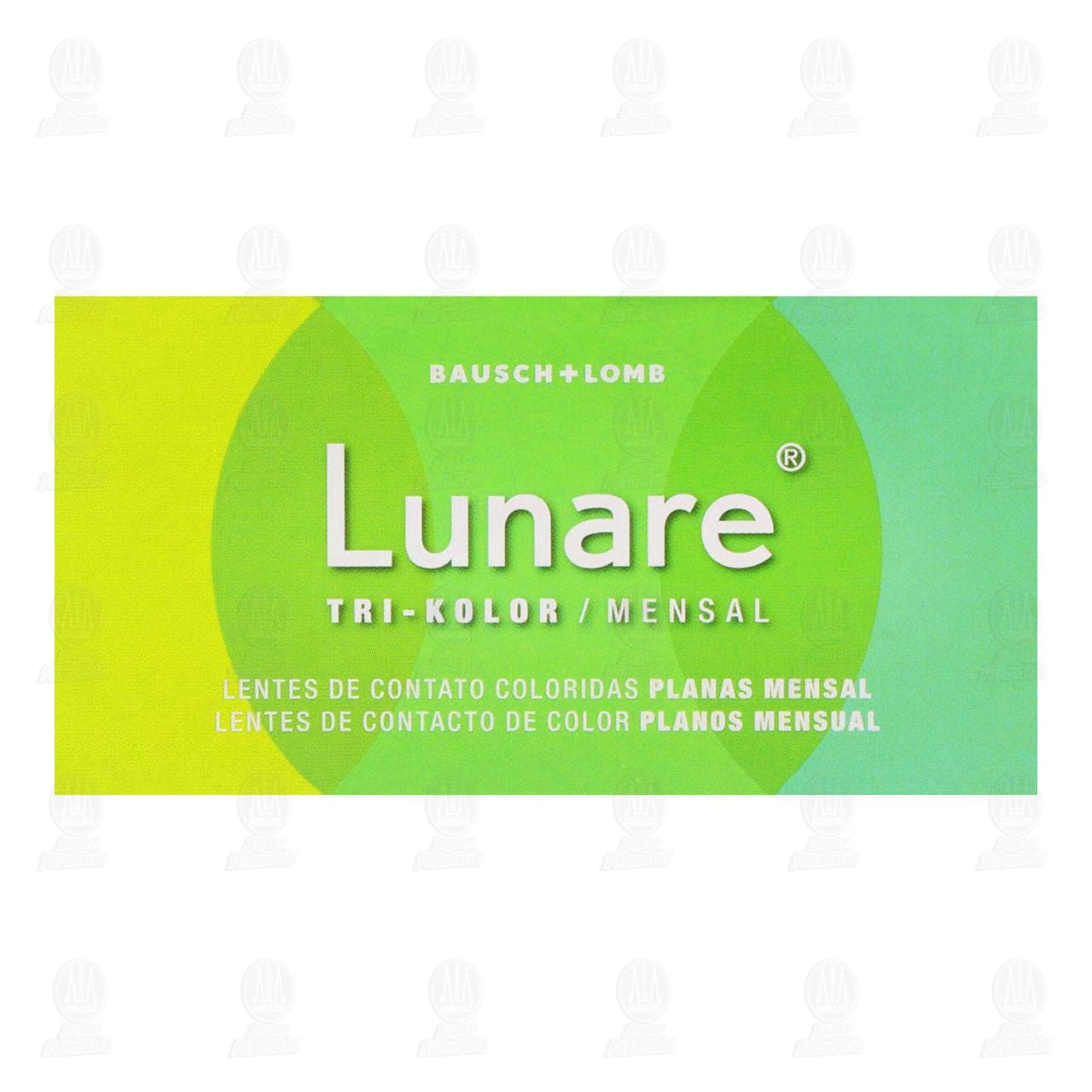 Lentes de Contacto Lunare Tri-Kolor Planos Verde Claro, 2 pzas. image number 1