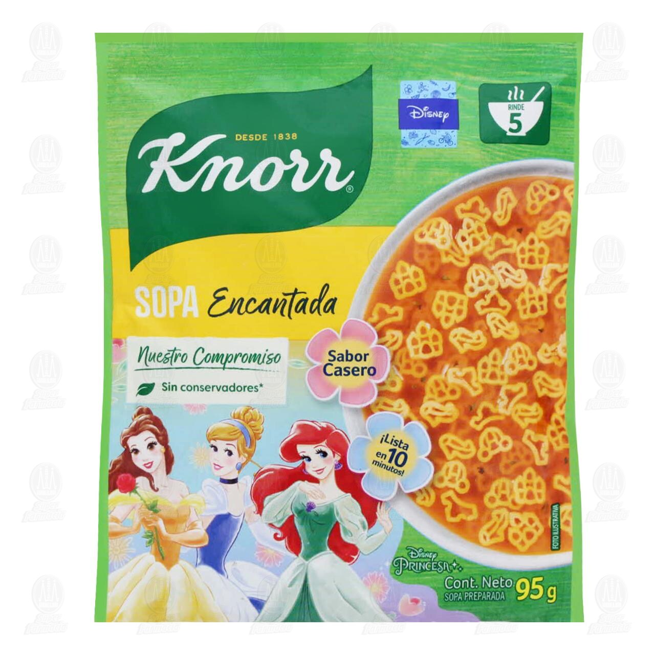 Sopa Knorr Encantada Sabor Casero, 95 gr. image number 0