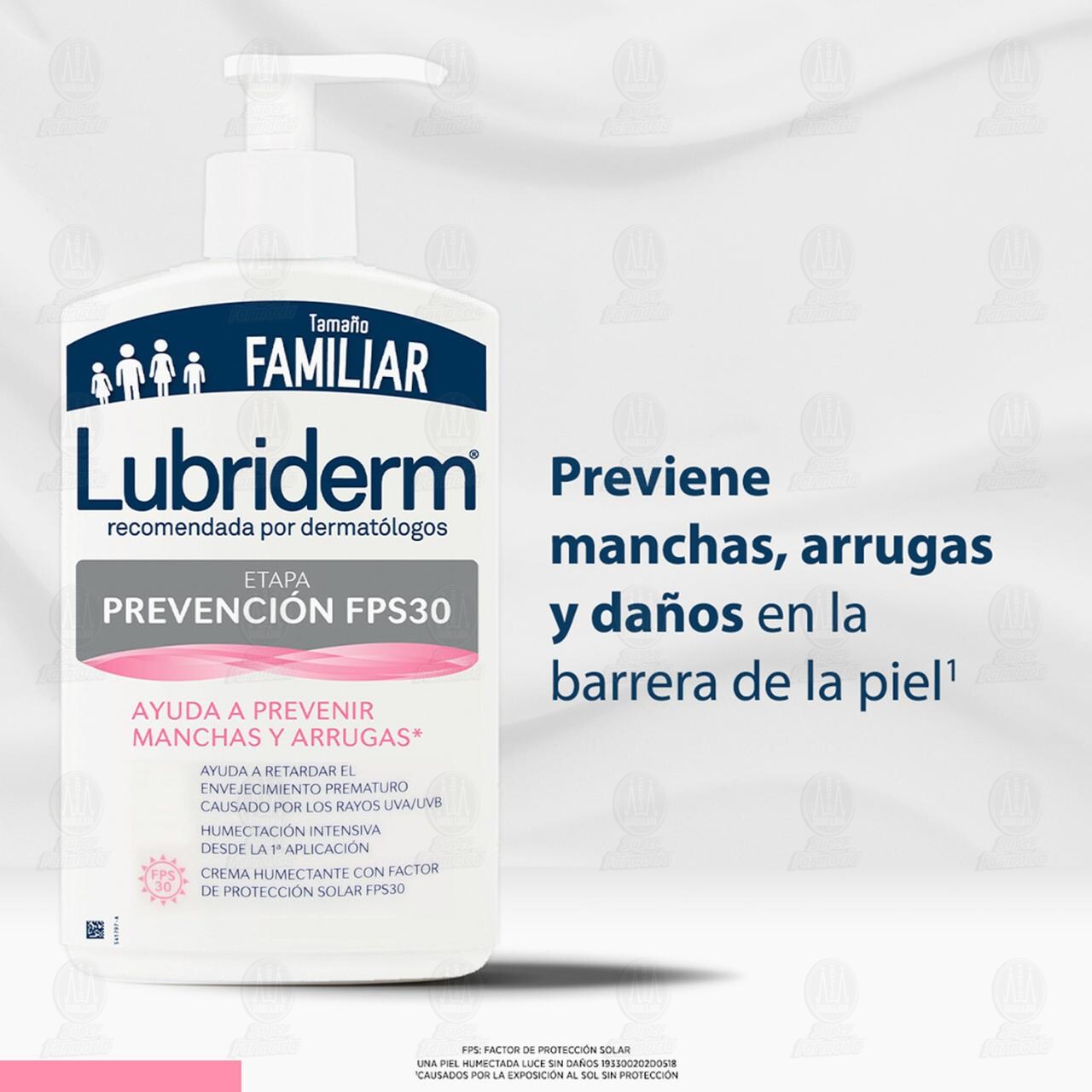 Crema Corporal Lubriderm Etapa Prevención FPS 30, 750 ml. image number 3