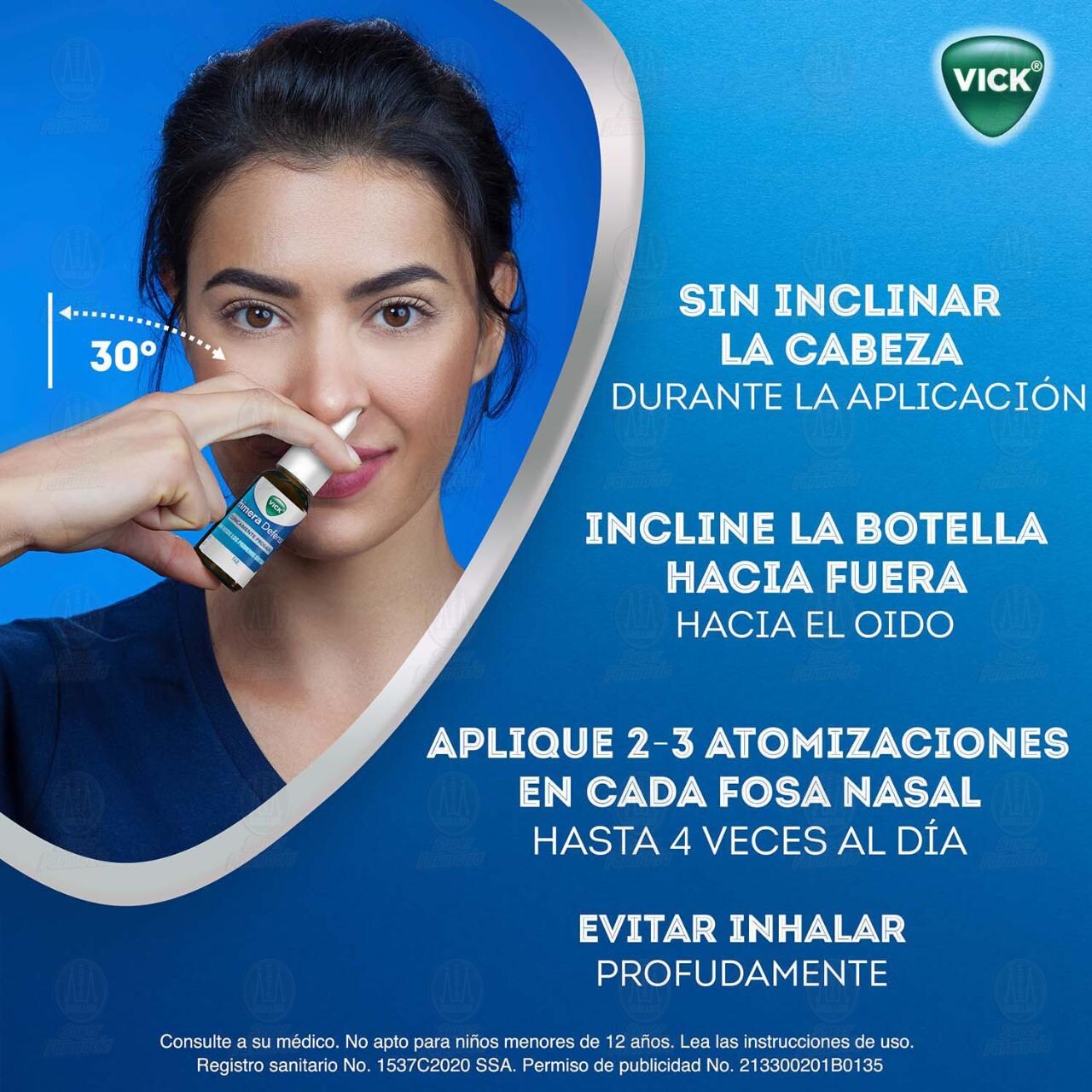 Vick Primera Defensa Soluci&oacute;n Nasal, 15 ml. image number 4