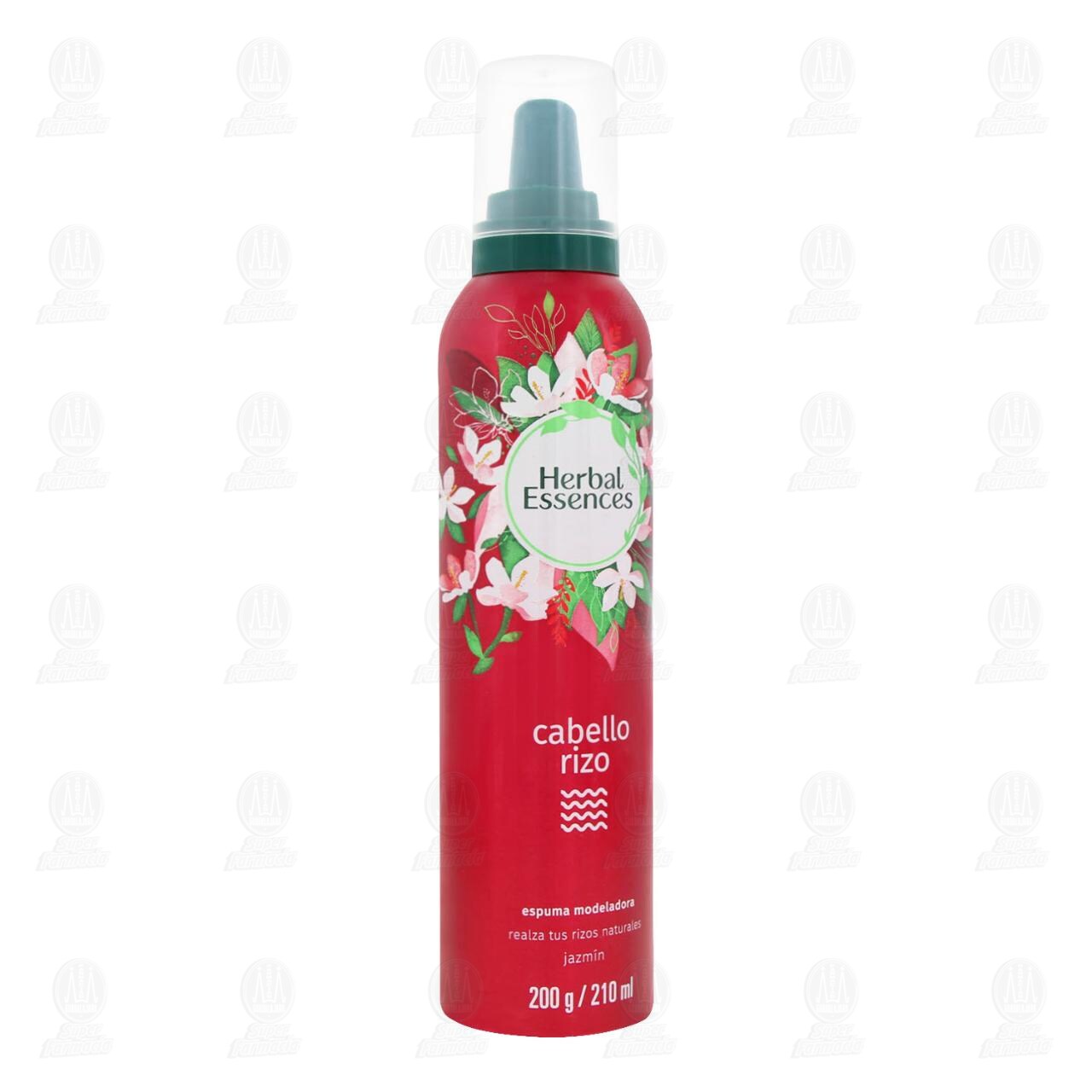 Espuma Modeladora Herbal Essences Cabello Rizo Jazmín, 210 ml. image number 0