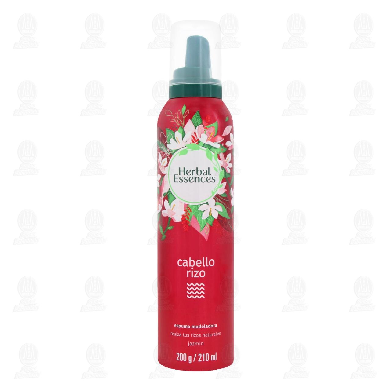 Espuma Modeladora Herbal Essences Cabello Rizo Jazmín, 210 ml. image number 1