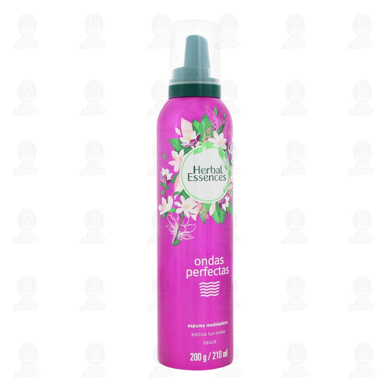 Espuma Modeladora Herbal Essences Ondas Perfectas Sauce, 210 ml.