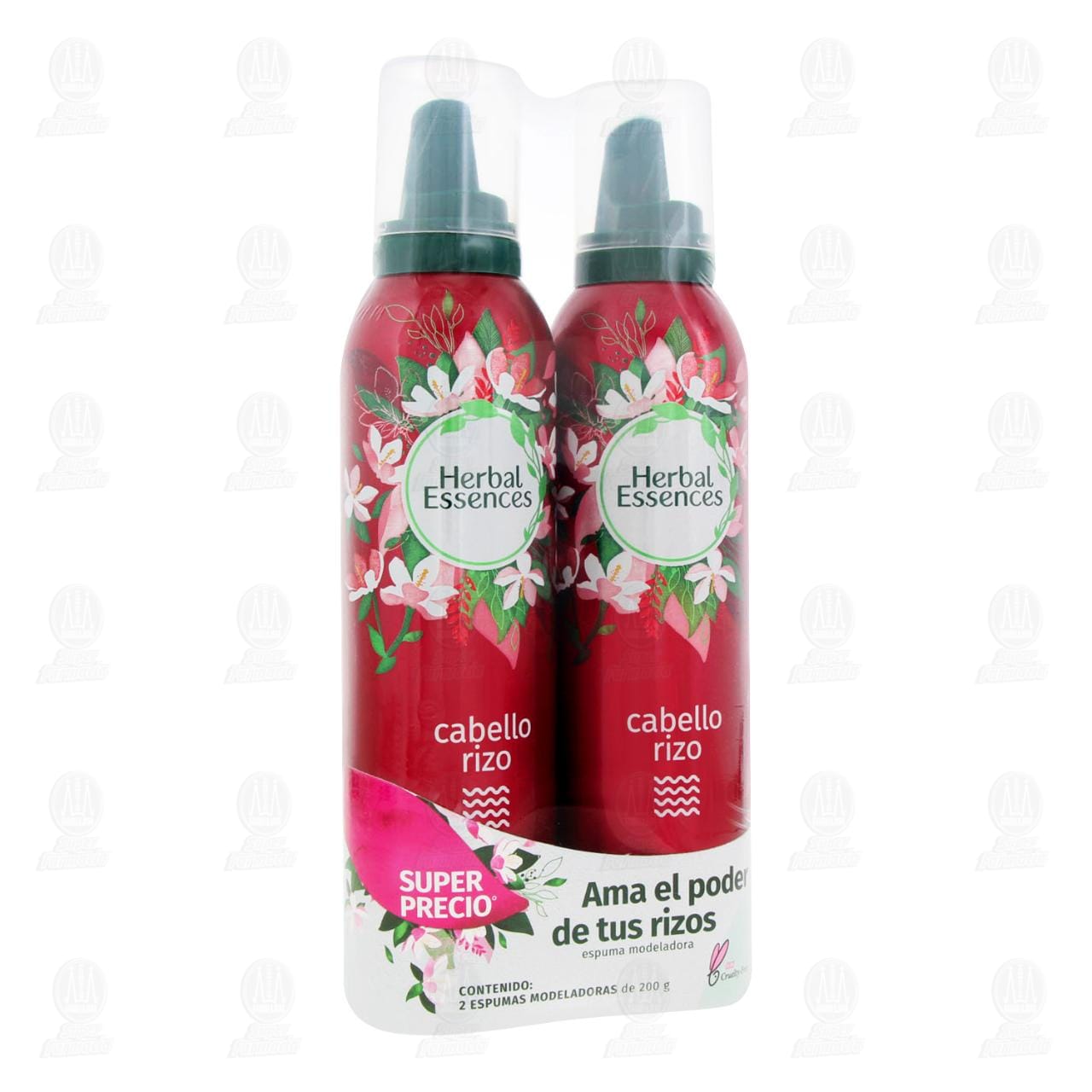 Imagen para Pack Espuma Modeladora Herbal Essences Cabello Rizo Jazmín, 2 pzas de 210 ml c/u.