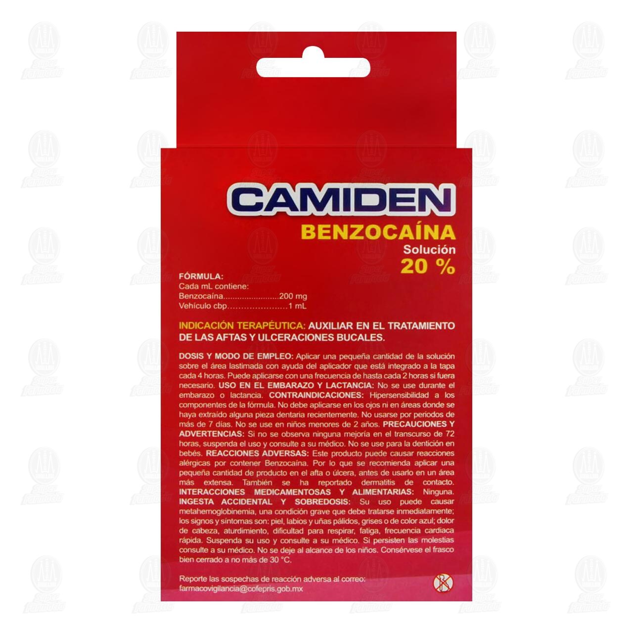Camiden Soluci&oacute;n 20%, 9.7 ml. image number 2