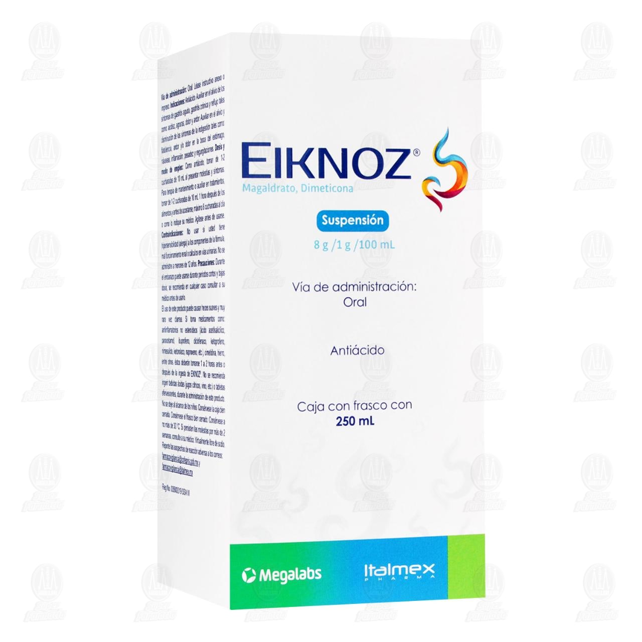 Imagen para Eiknoz Suspensión 8gr/1gr/100ml, 250 ml.