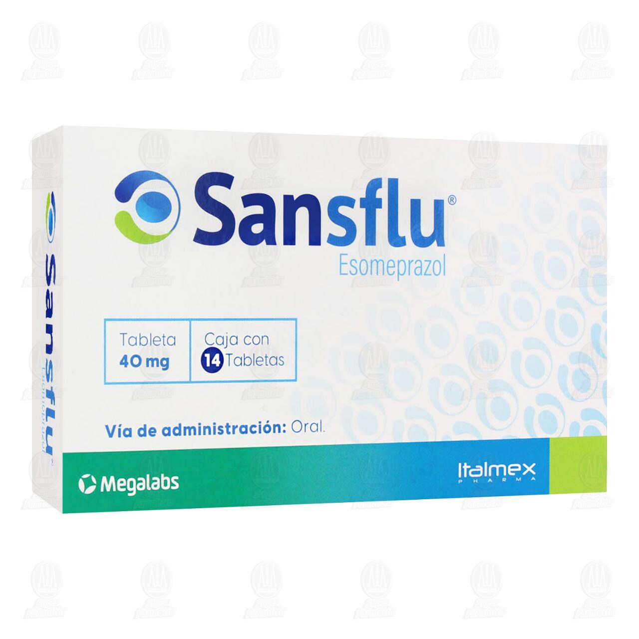 Sansflu 40 mg, 14 Tabletas. image number 0