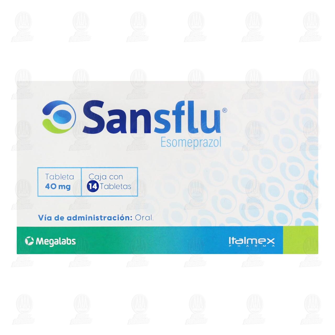Sansflu 40 mg, 14 Tabletas. image number 1