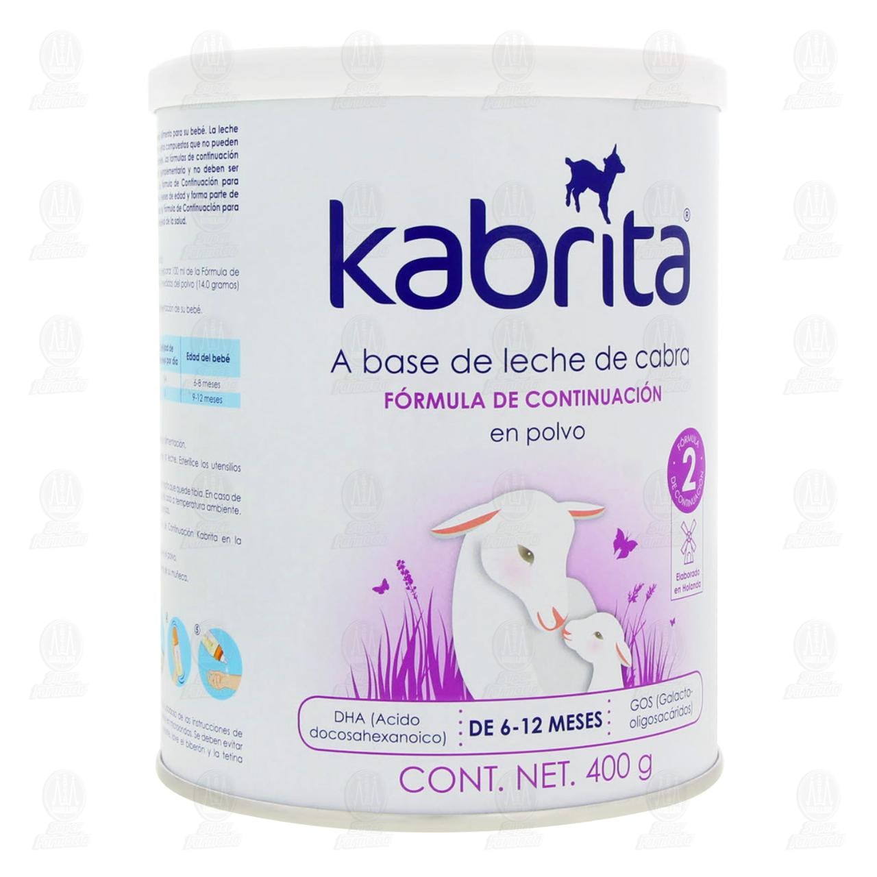 Imagen para Fórmula Infantil Kabrita 2 (Edad 6 a 12 Meses), 400 gr.