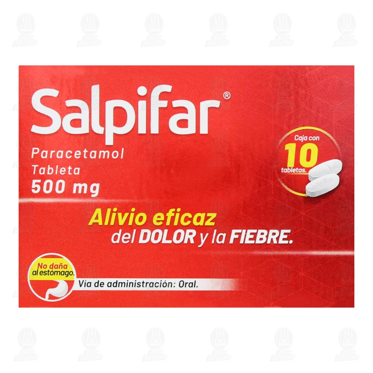 Salpifar 500 mg, 10 Tabletas. image number 1