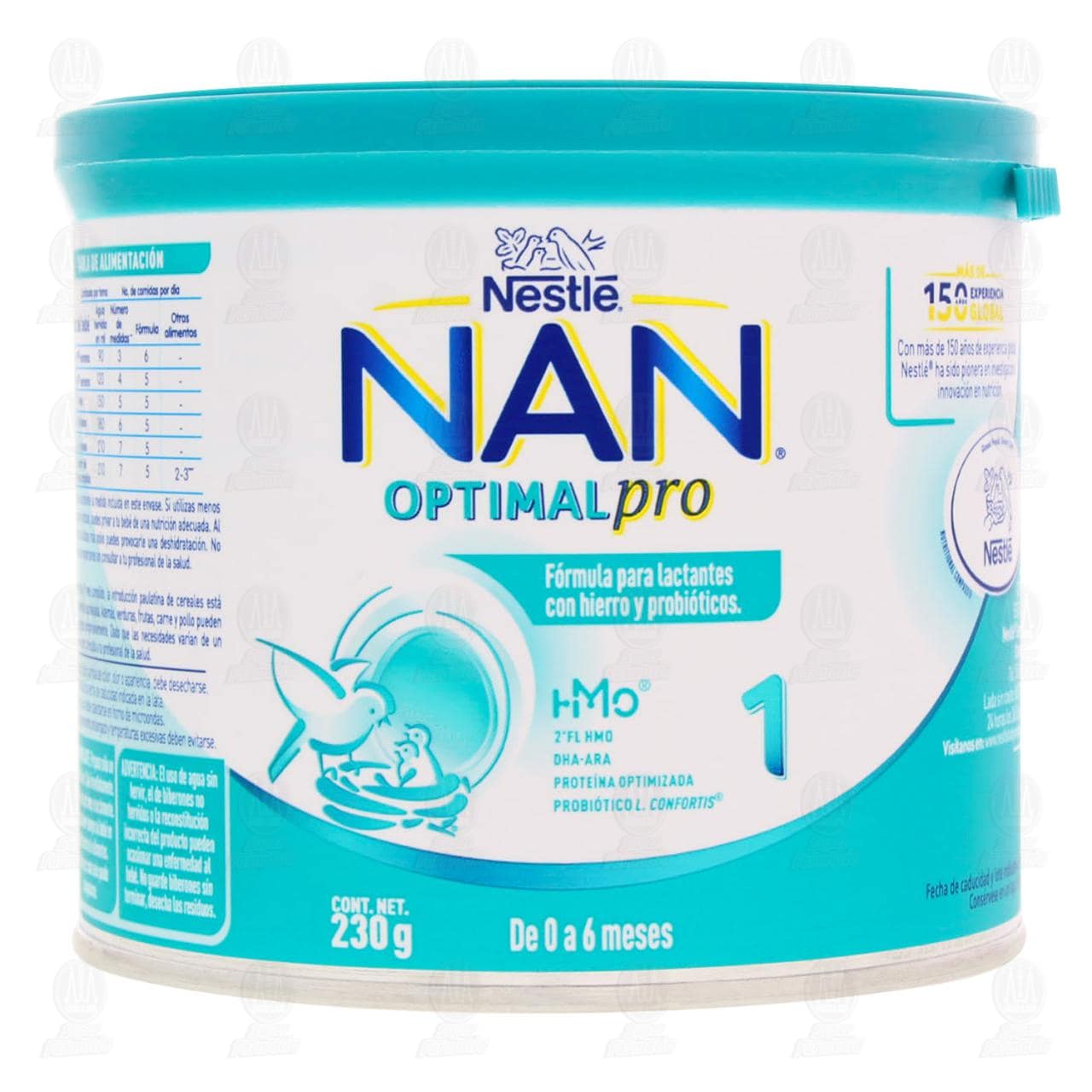 F&oacute;rmula Infantil NAN 1 Optimal Pro de 0 a 6 Meses, 230 gr. image number 1