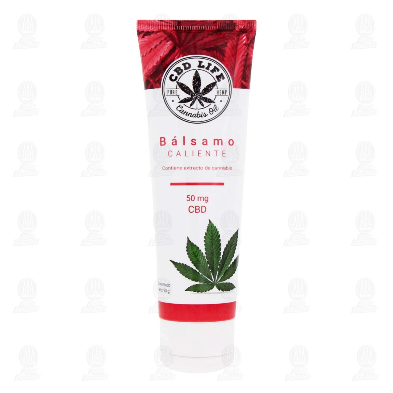 Bálsamo Caliente CBD Life 50 mg, 90 gr.