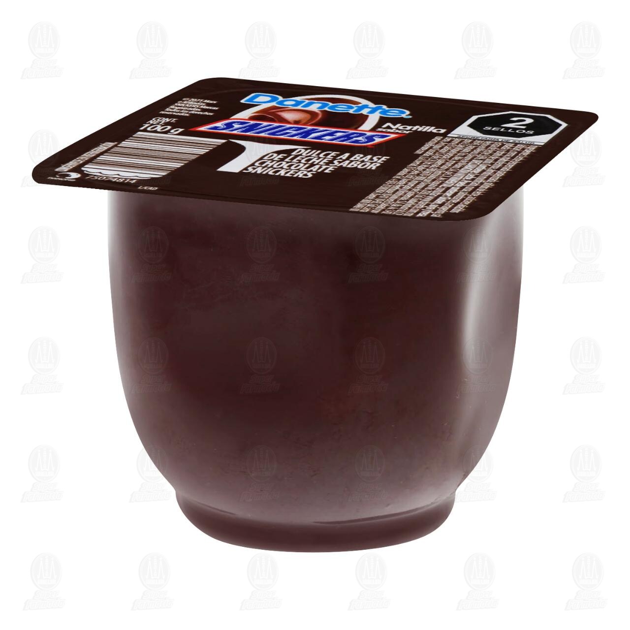 Natilla Danette Sabor Snickers, 100 gr.