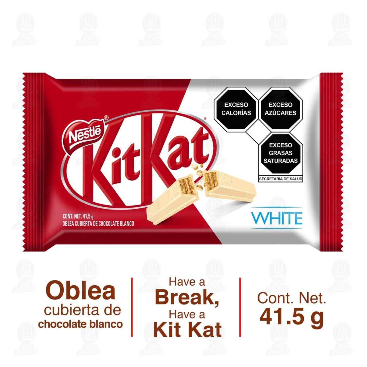 Chocolate Kit Kat White, 41.5 gr. image number 2
