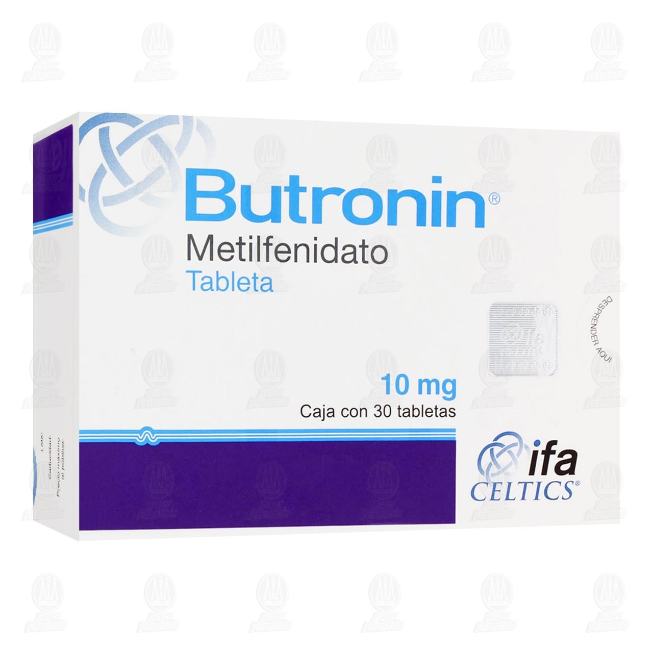 Butronin 10 mg, 30 Tabletas.