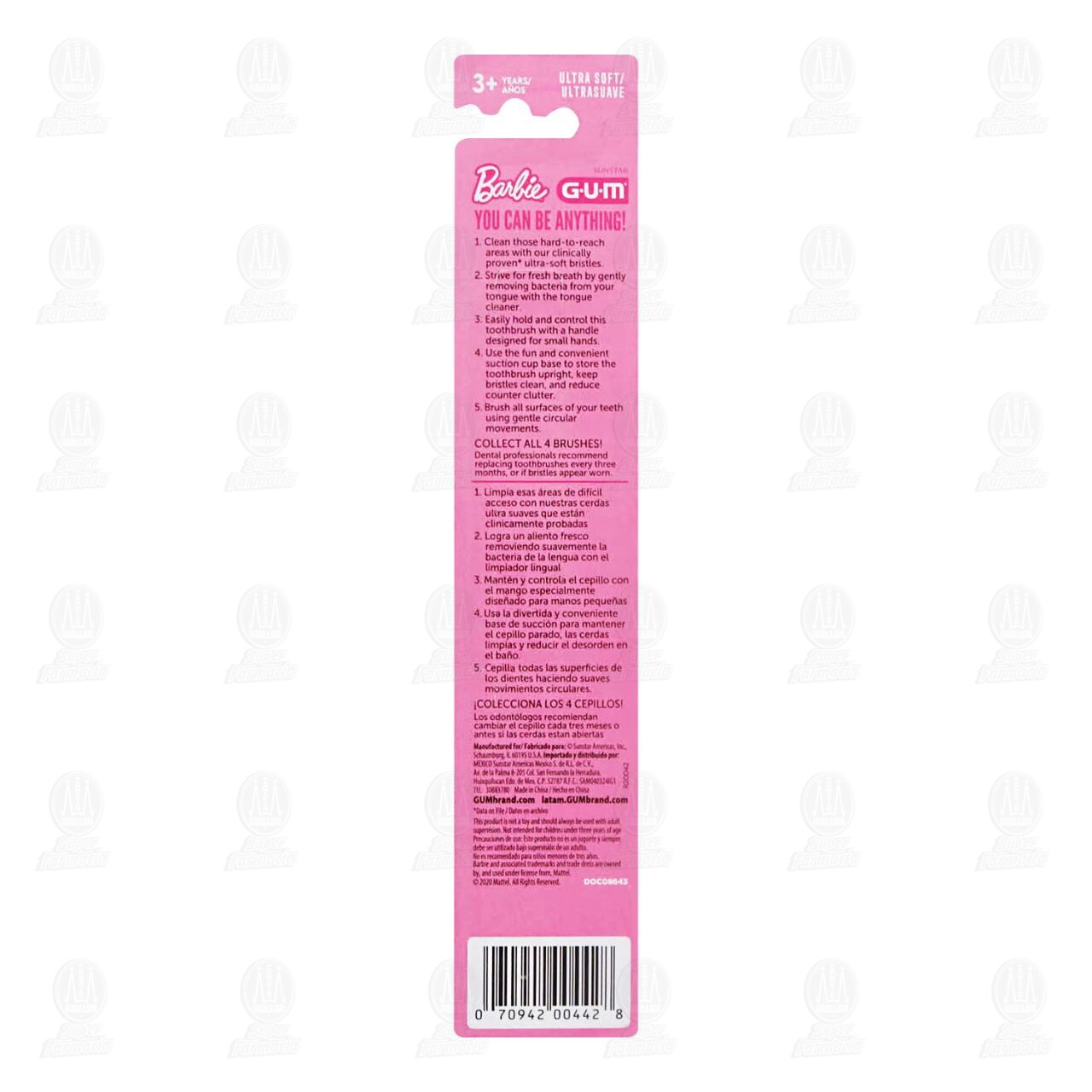 Cepillo Dental Sunstar Gum Barbie, 1 pz. image number 1