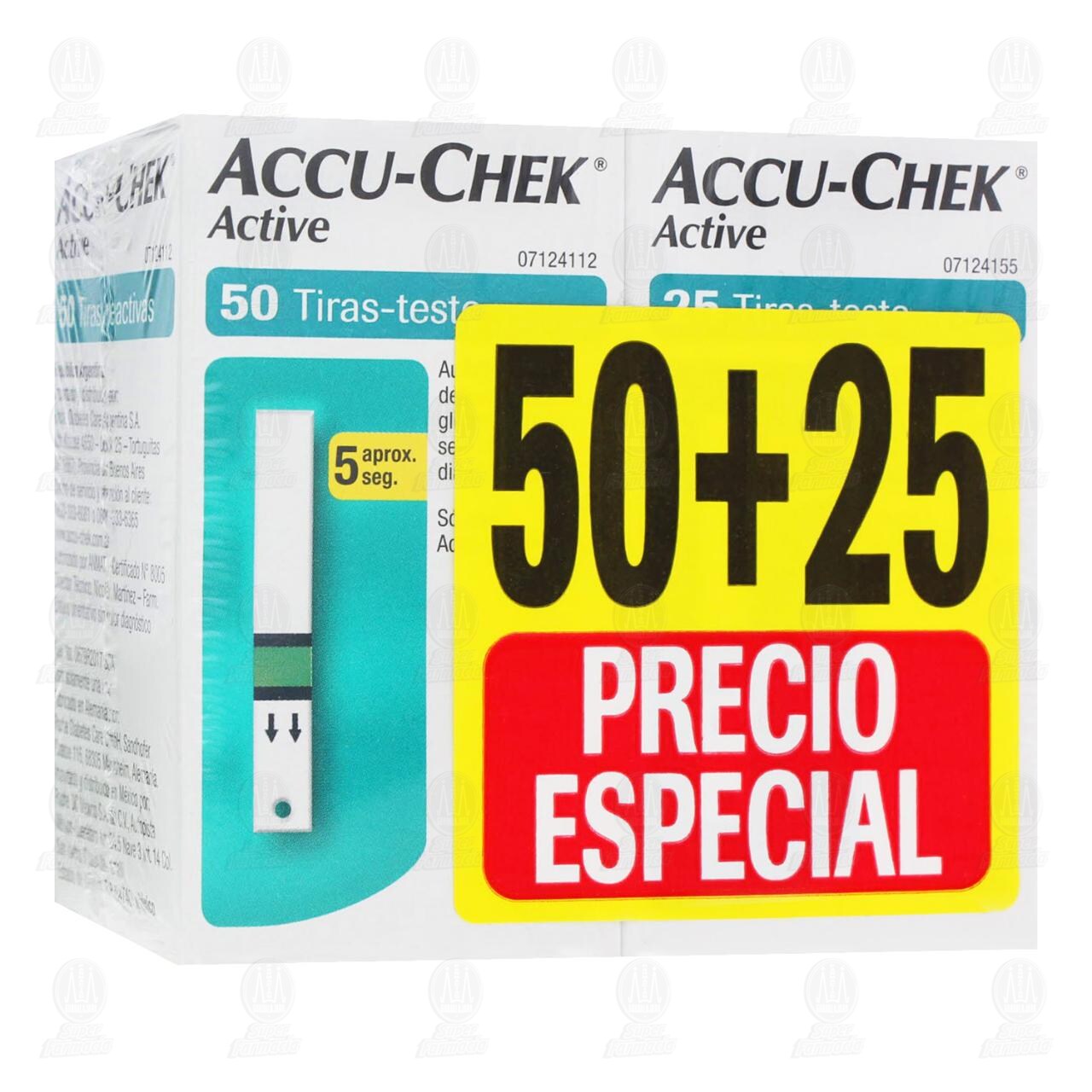 Pack Accu-Chek Active Tiras Reactivas para Medici&oacute;n de Glucosa, 2 pzas. image number 0