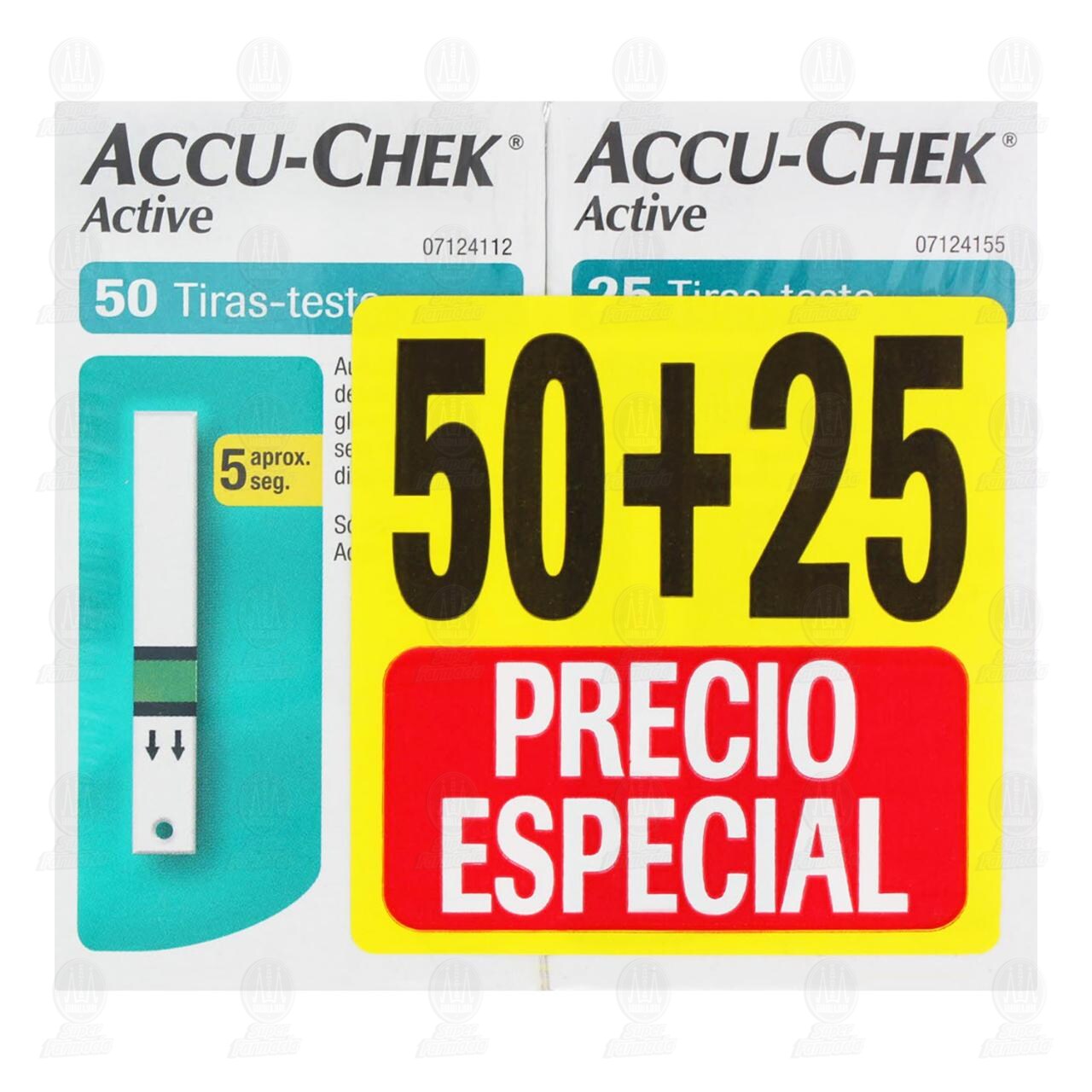 Pack Accu-Chek Active Tiras Reactivas para Medici&oacute;n de Glucosa, 2 pzas. image number 1