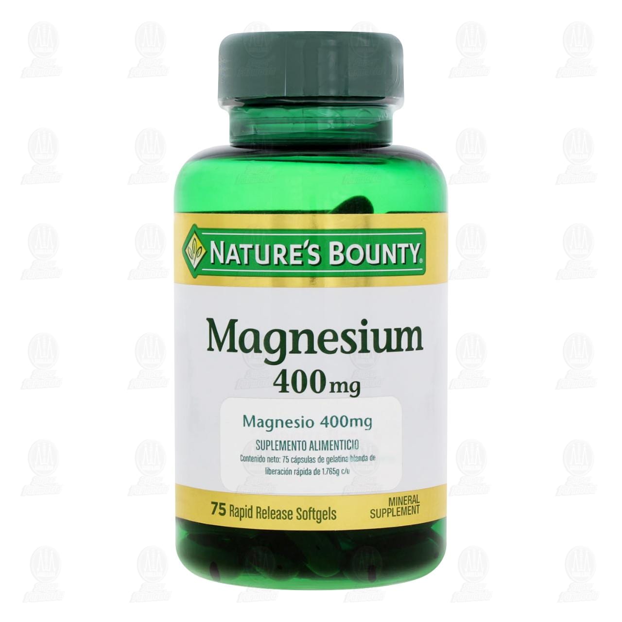 Nature's Bounty Magnesio 400 mg, 75 C&aacute;psulas. image number 1
