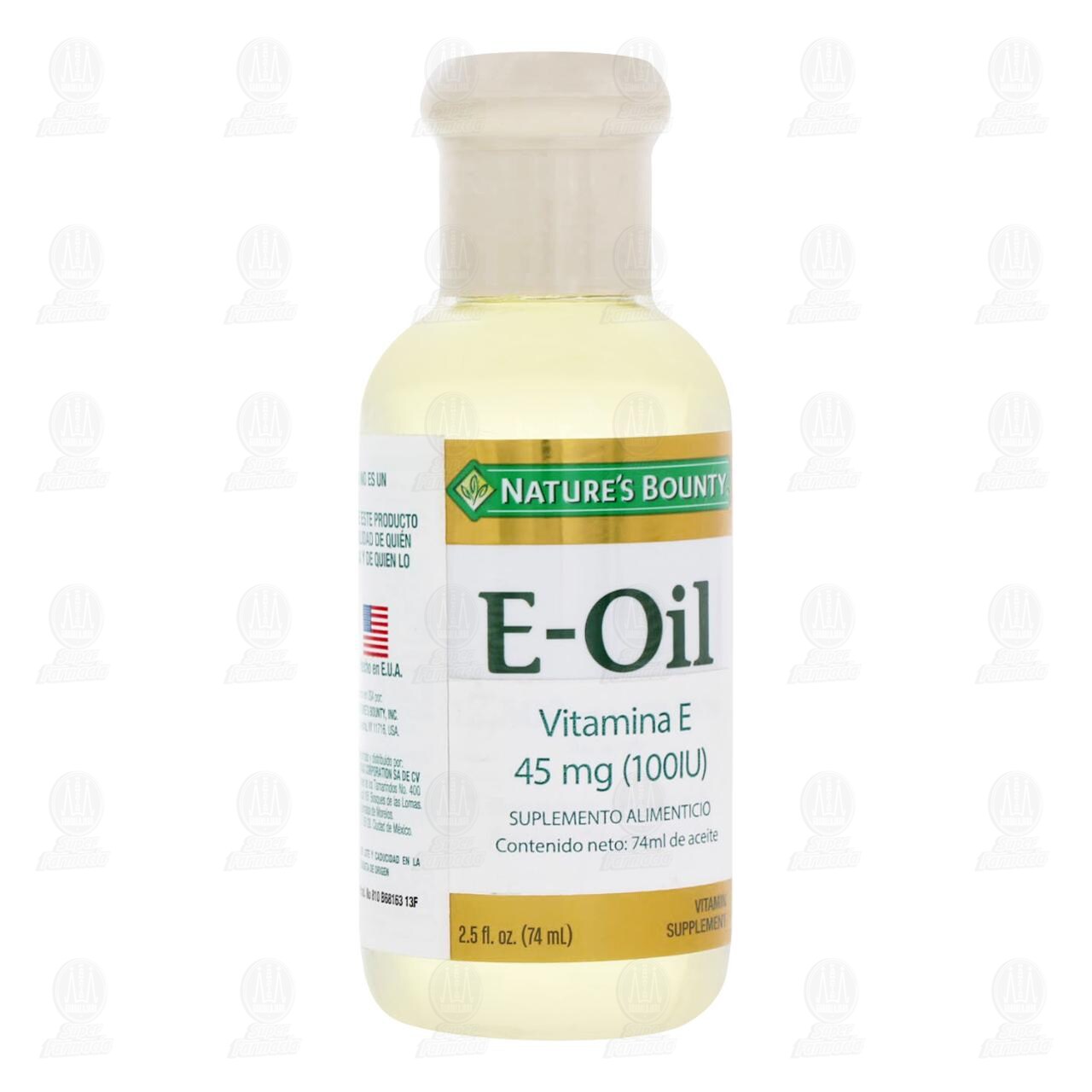 Nature's Bounty Vitamina E Oil 45 mg, 74 ml. image number 0