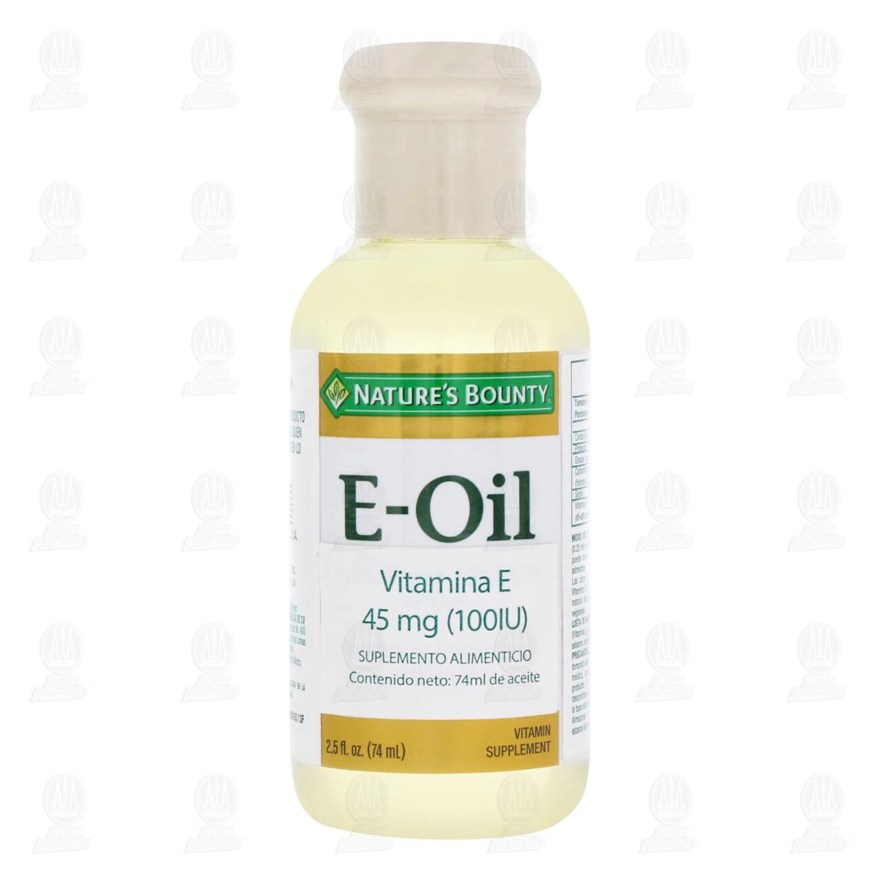 Nature's Bounty Vitamina E Oil 45 mg, 74 ml. image number 1