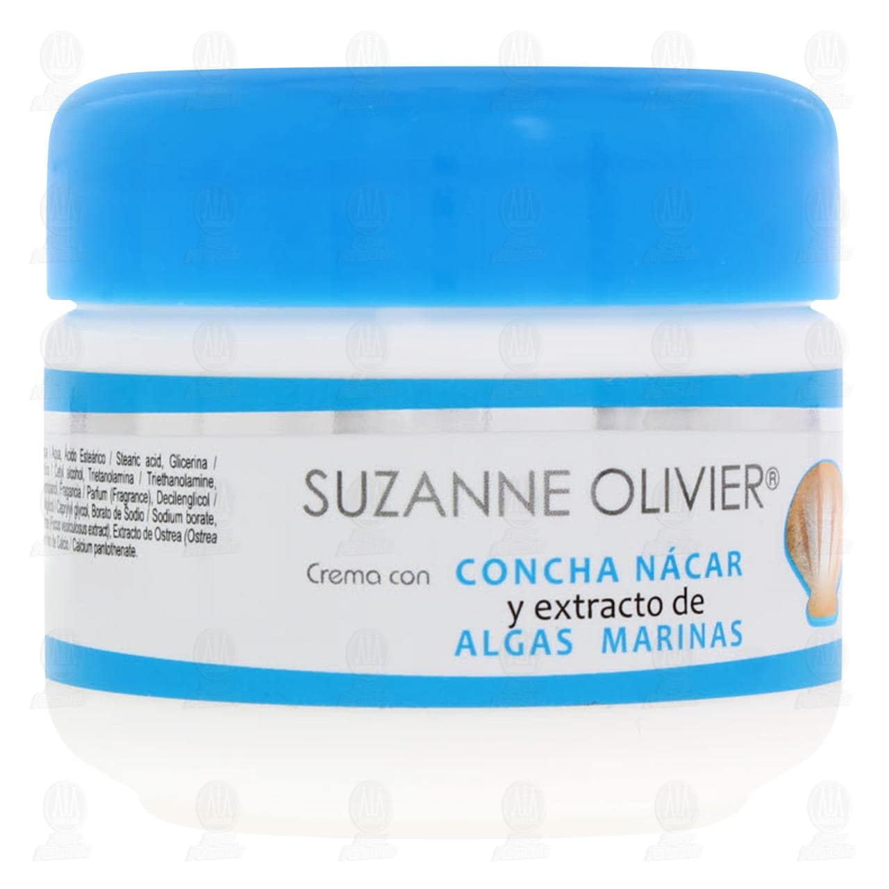 Imagen para Crema Suzanne Olivier con Concha Nácar y Extracto de Algas Marinas, 160 gr.