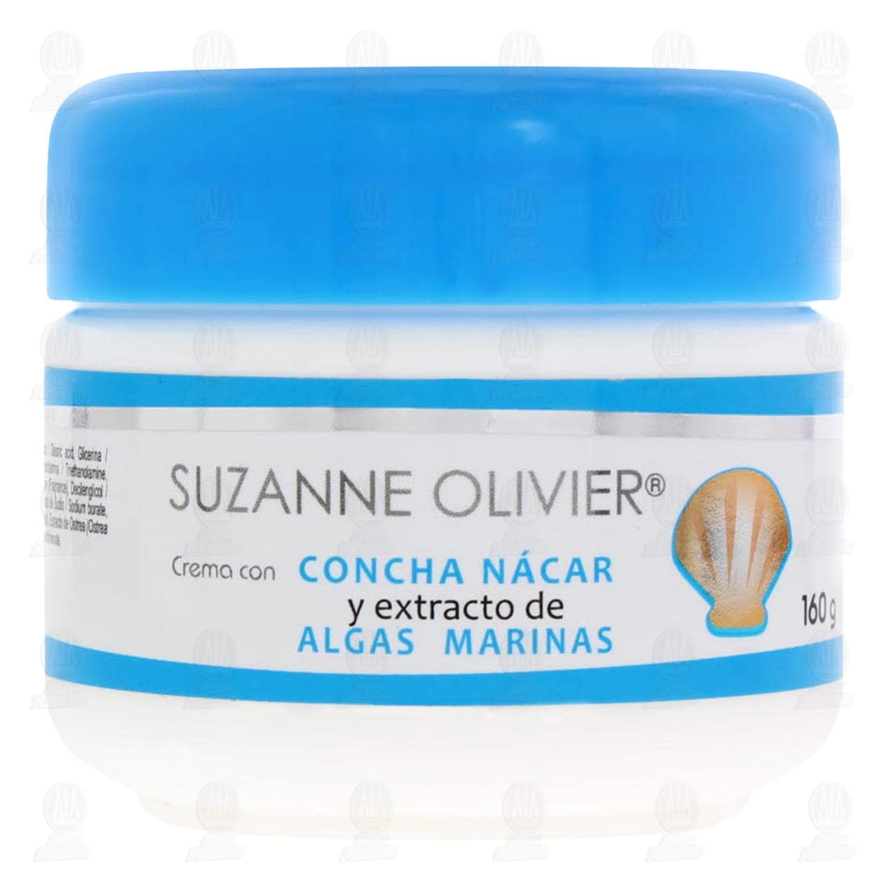 Crema Suzanne Olivier con Concha Nácar y Extracto de Algas Marinas, 160 gr. image number 1