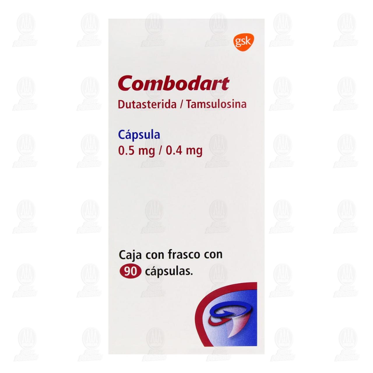 Combodart 0.5mg/0.4mg, 90 C&aacute;psulas. image number 1