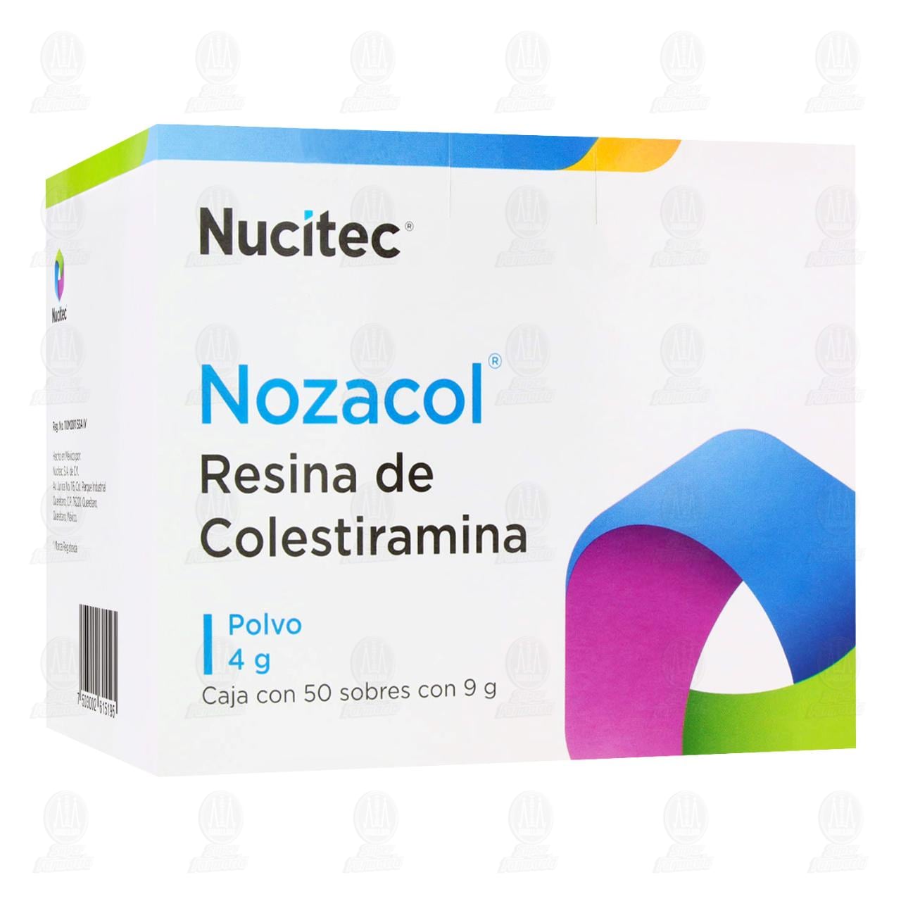 Imagen para Nozacol 4gr Polvo 50 Sobres (Resina de Colestiramina)