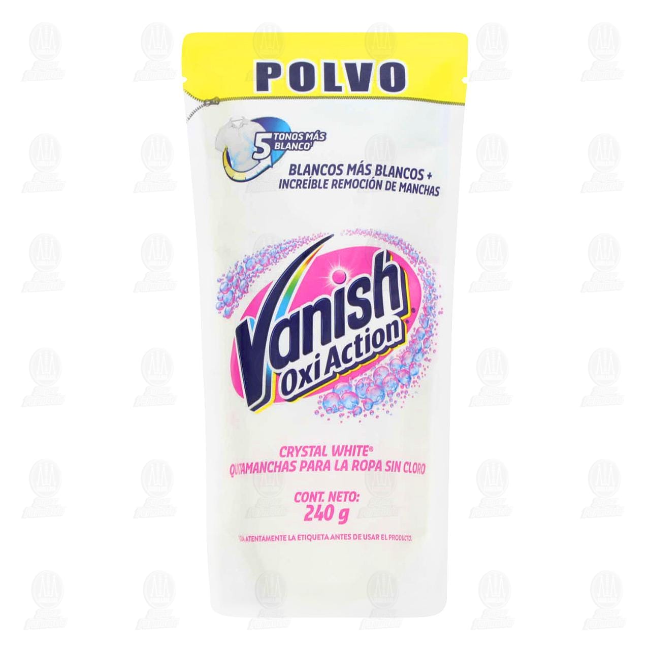 Quitamanchas Vanish White en Polvo, 240 gr.