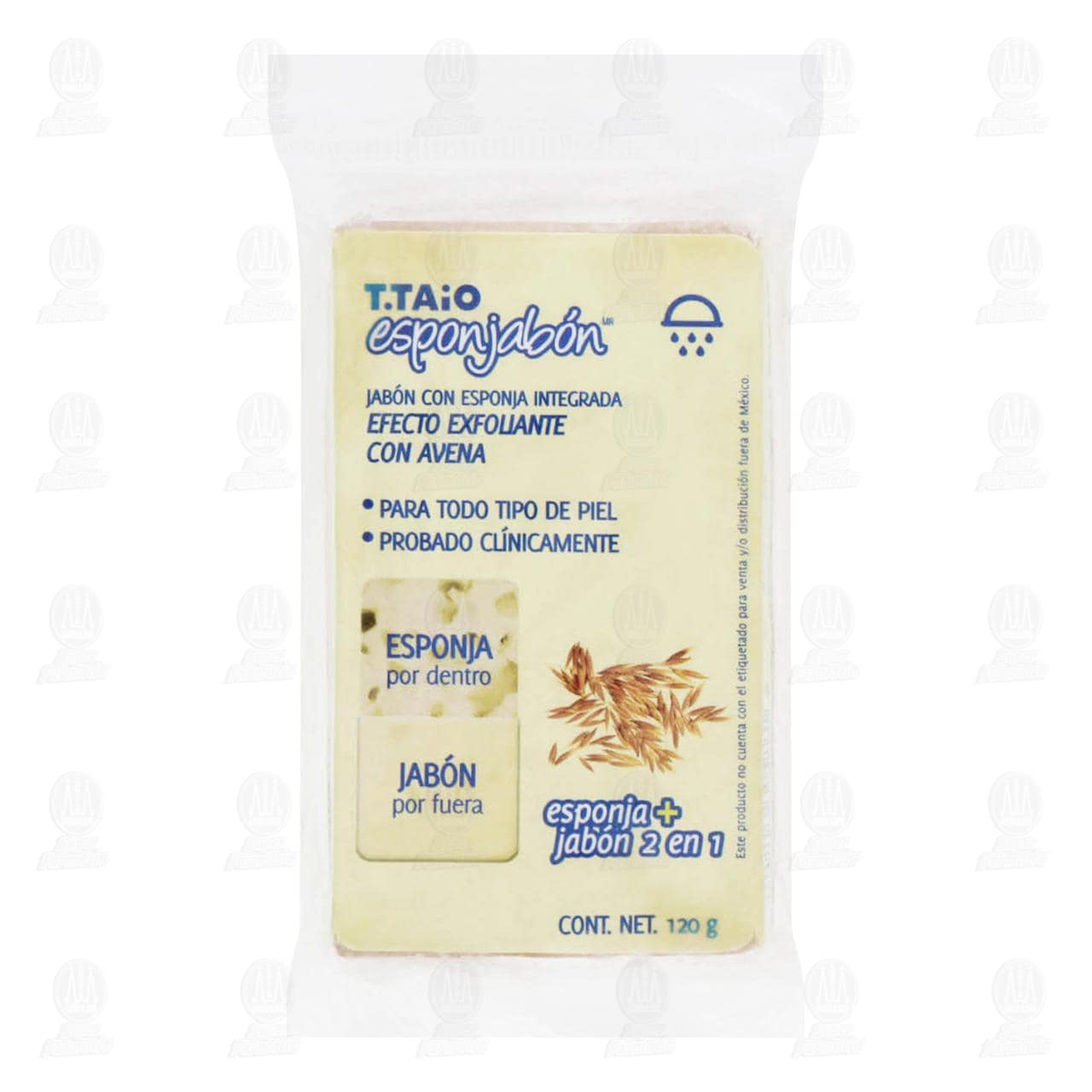 Esponjabón T.Taio Exfoliante con Avena, 120 gr. image number 0