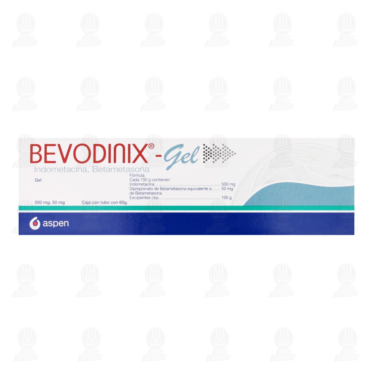 Bevodinix Gel 500mg/50mg, 60 gr. image number 2