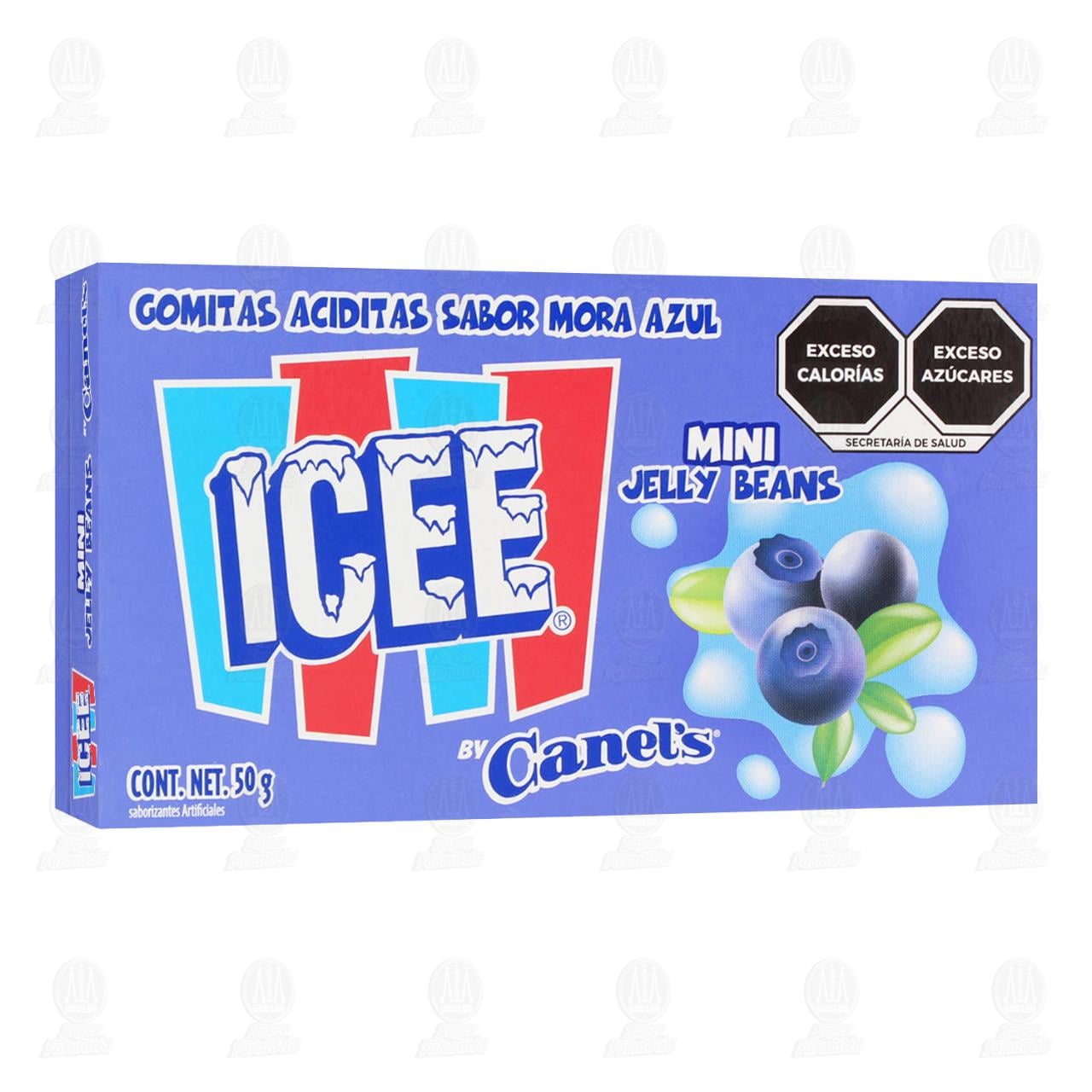 Imagen para Gomitas Aciditas Icee Mini Sabor Mora Azul, 50 gr.