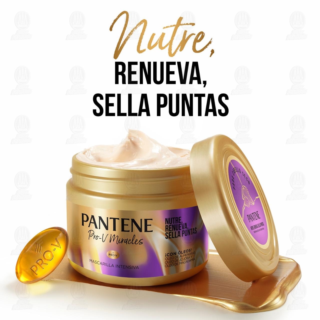 Mascarilla Intensiva Pantene Pro-V Miracles para Cabello Seco, 300 ml. image number 3