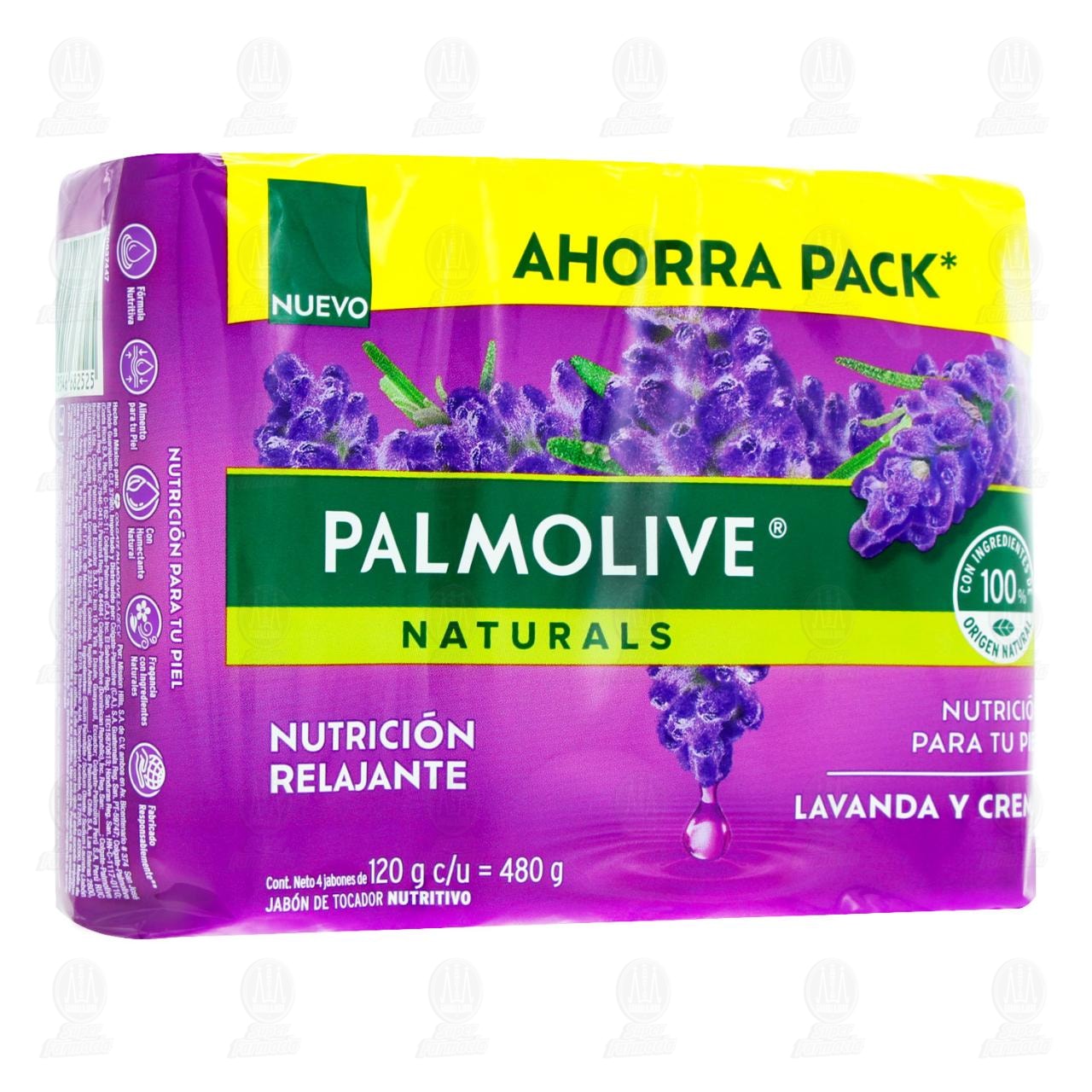 Imagen para Pack Jabón de Tocador Palmolive Naturals Suavidad Relajante, 4 pzas de 150 gr c/u.
