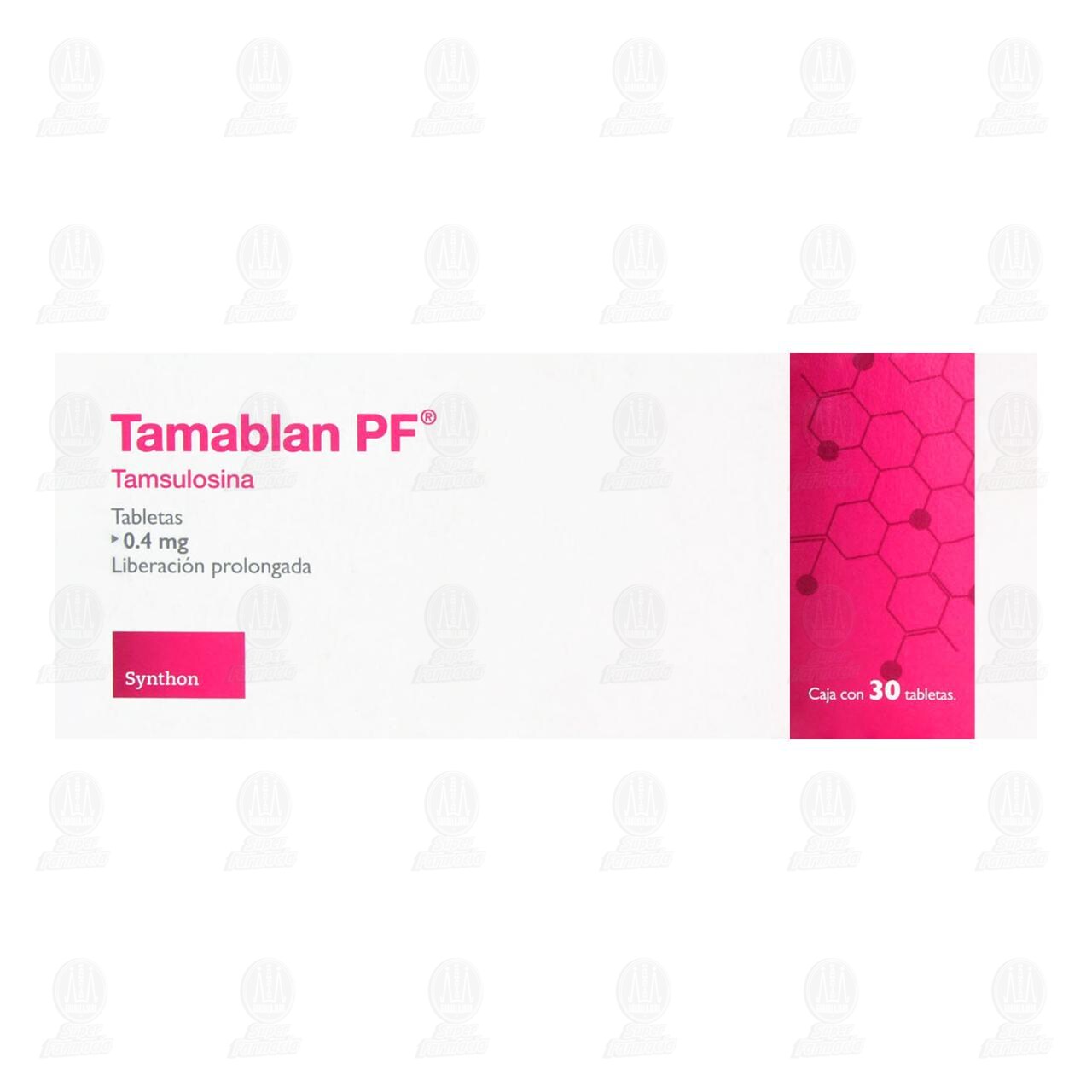 Tamablan PF 0.4 mg, 30 Tabletas. image number 1