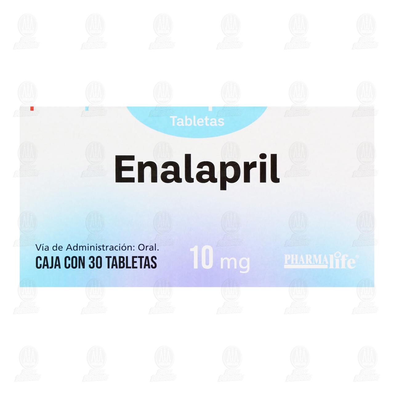 Enalapril 10 mg, 30 Tabletas Pharmalife. image number 1
