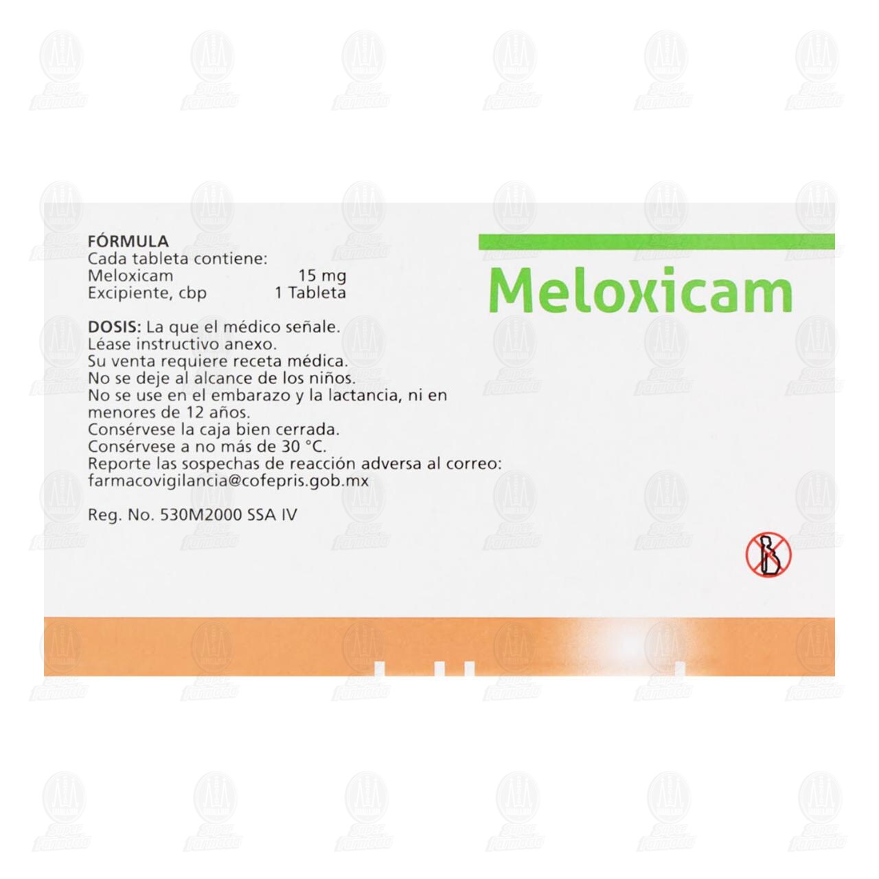 Meloxicam 15 mg, 10 Tabletas Pharmalife. image number 2