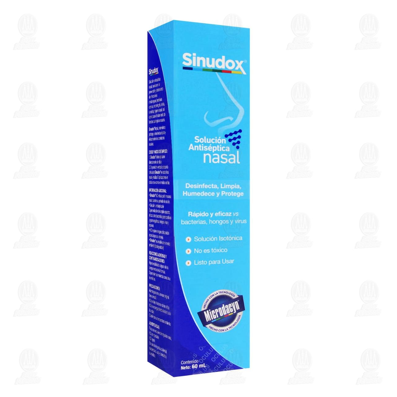 Imagen para Sinudox Solución Antiséptica Nasal, 60 ml.
