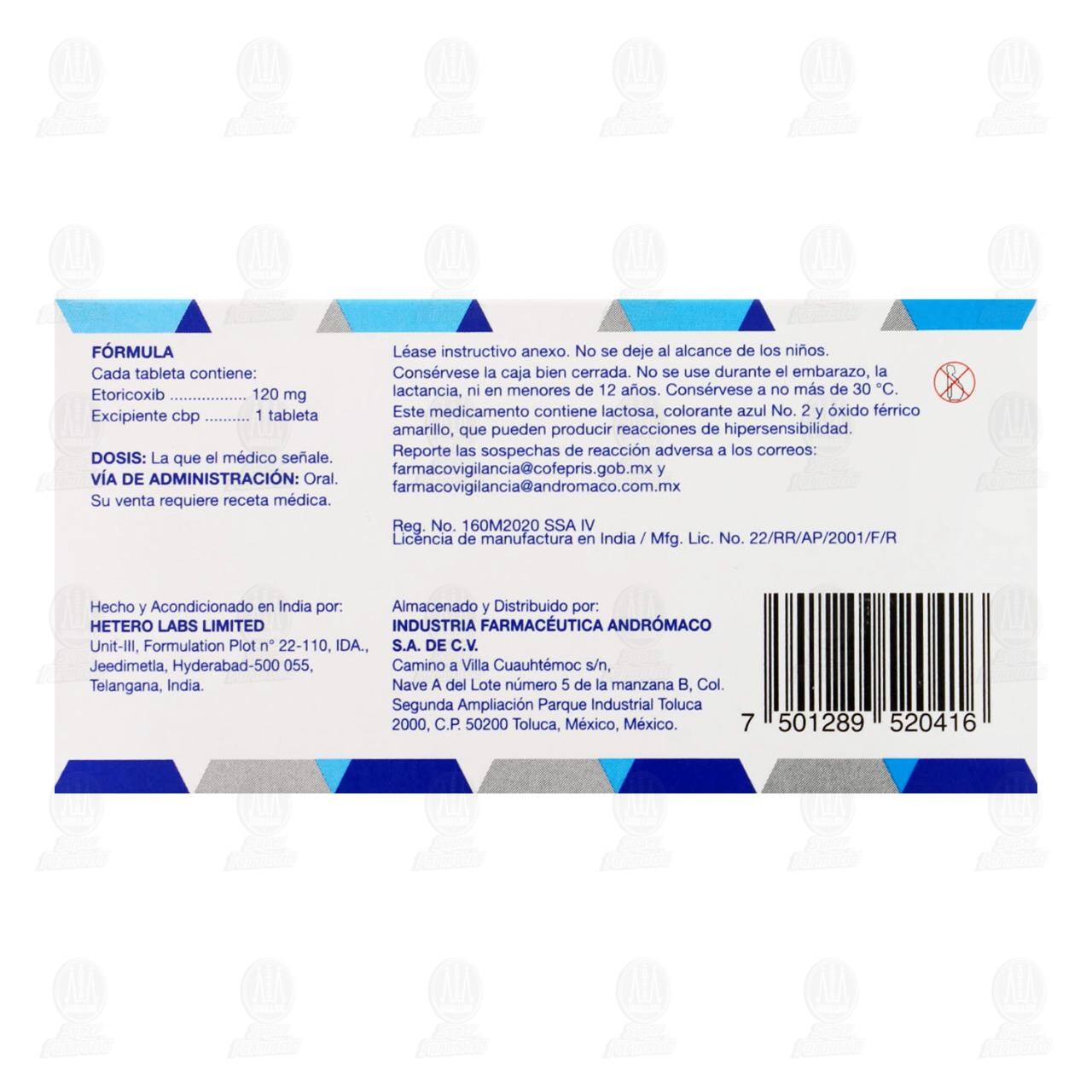 Seledum 120 mg, 7 Tabletas. image number 2