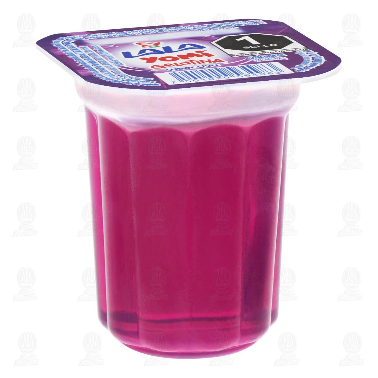 Gelatina Lala Yomi Sabor Uva, 100 gr. image number 1