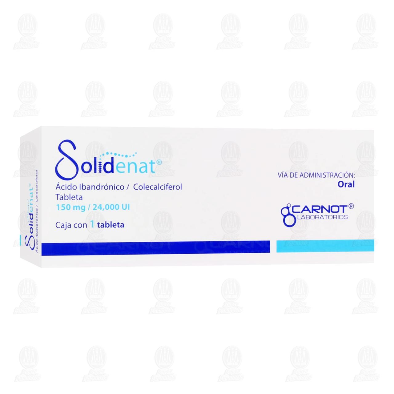 Solidenat 150mg/24000UI, 1 Tableta. image number 0