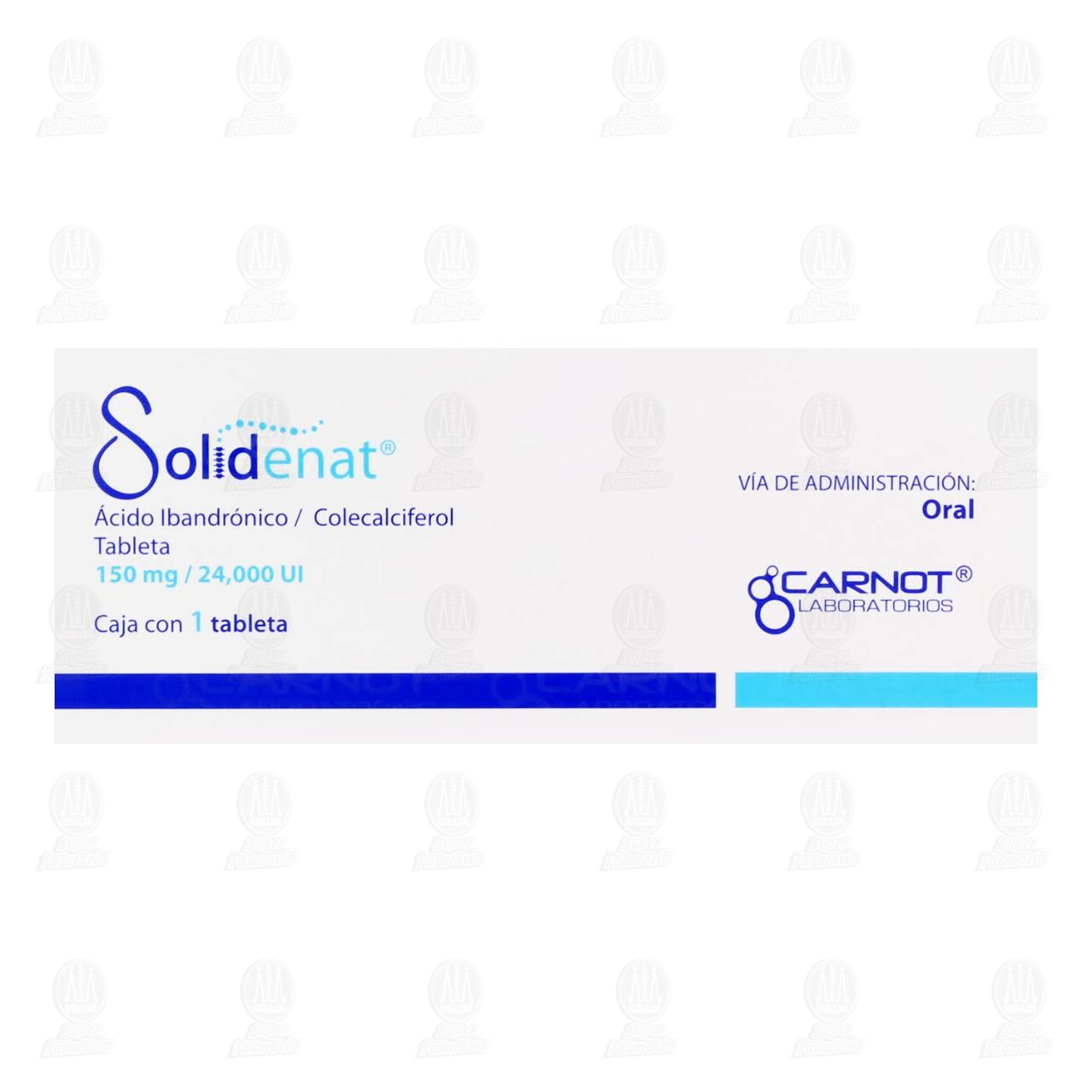 Solidenat 150mg/24000UI, 1 Tableta. image number 1