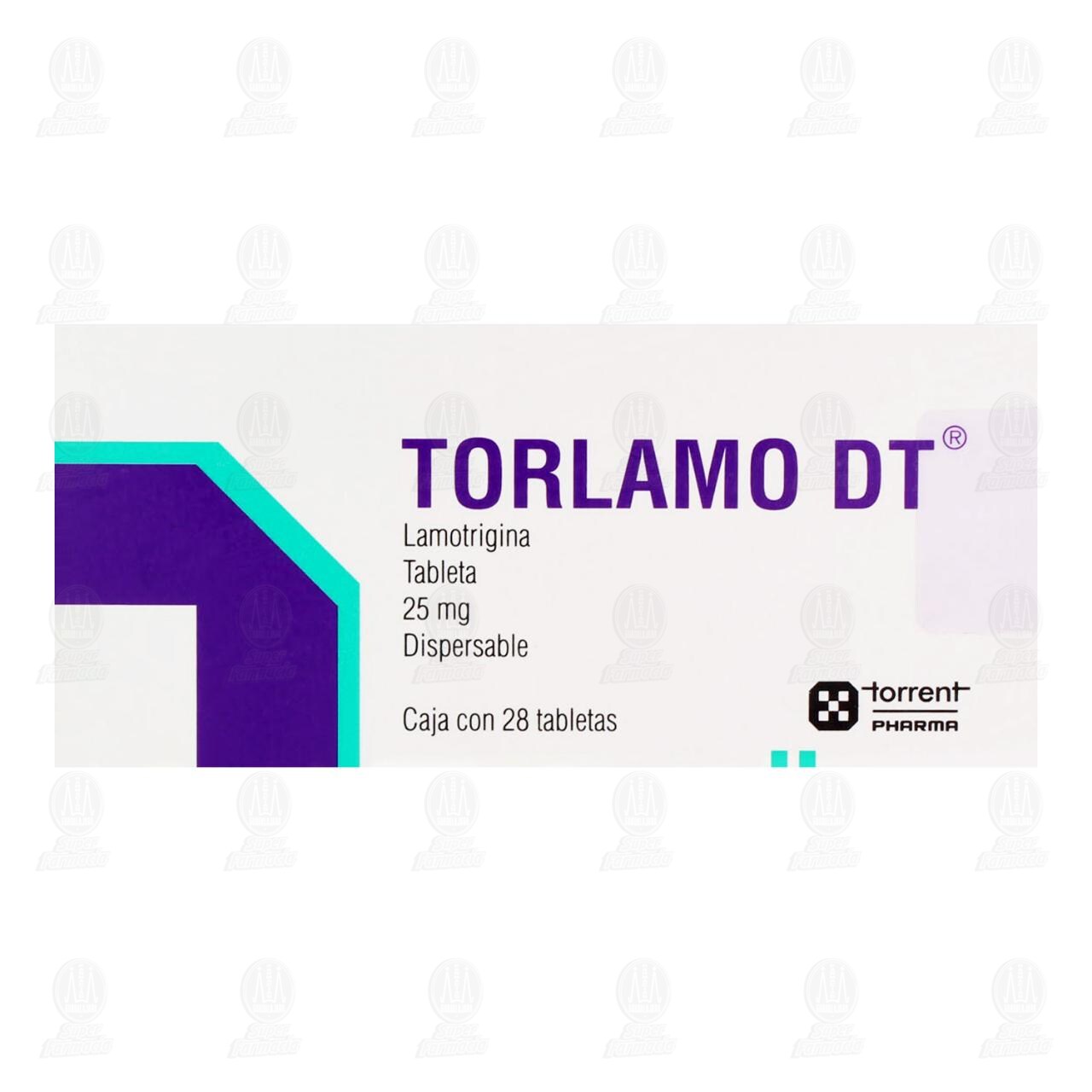Torlamo DT 25 mg, 28 Tabletas. image number 1