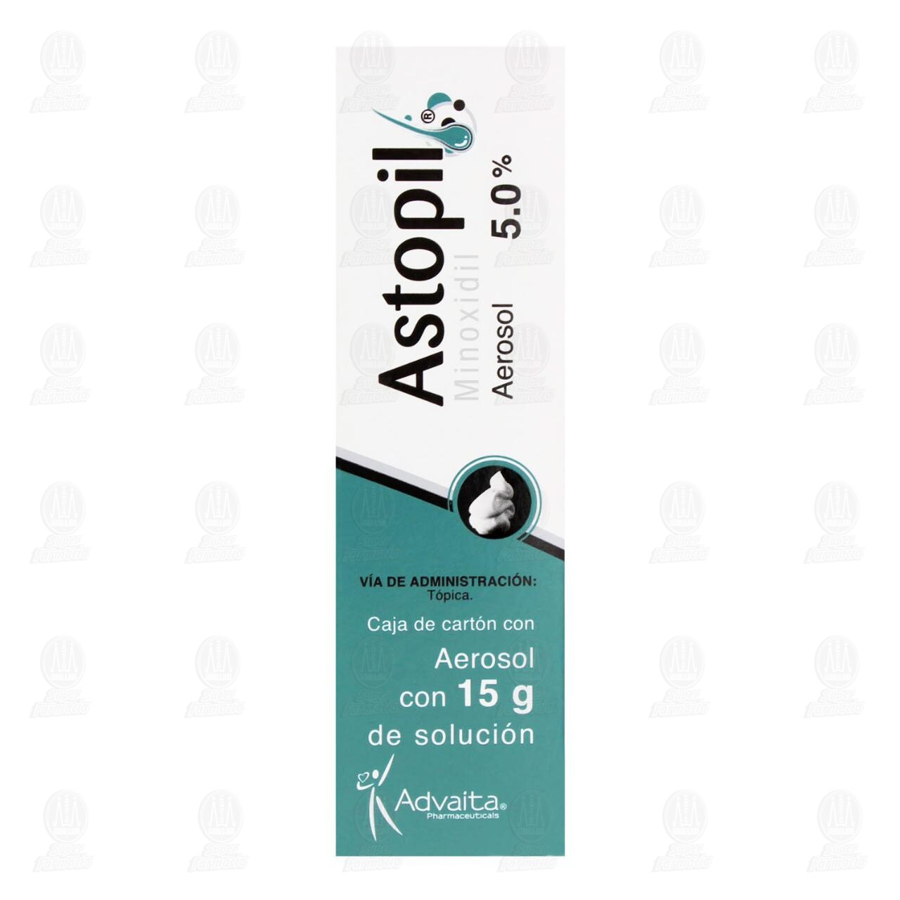 Soluci&oacute;n Astopil Minoxidil 5.0% en Aerosol, 15 gr. image number 1