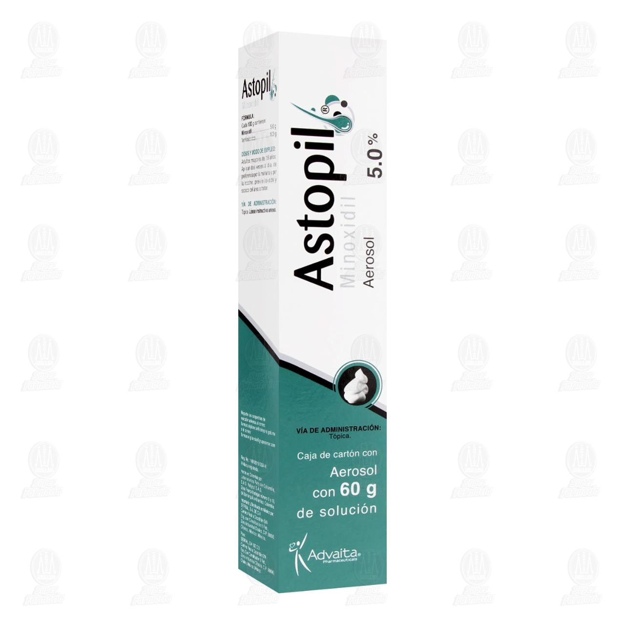 Imagen para Solución Astopil Minoxidil 5.0% en Aerosol, 60 gr.
