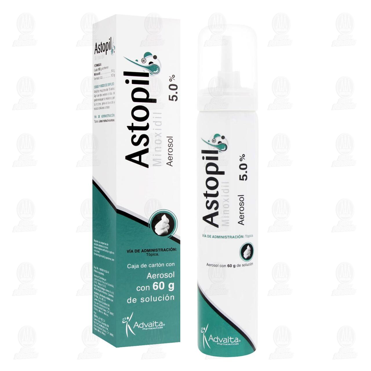 Soluci&oacute;n Astopil Minoxidil 5.0% en Aerosol, 60 gr. image number 2